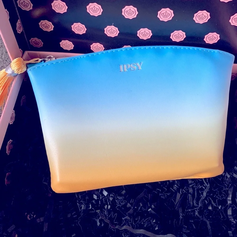 Ipsy Ombré Cosmetic Glam Clutch Bag